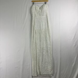 Moda Glam Strapless Dress